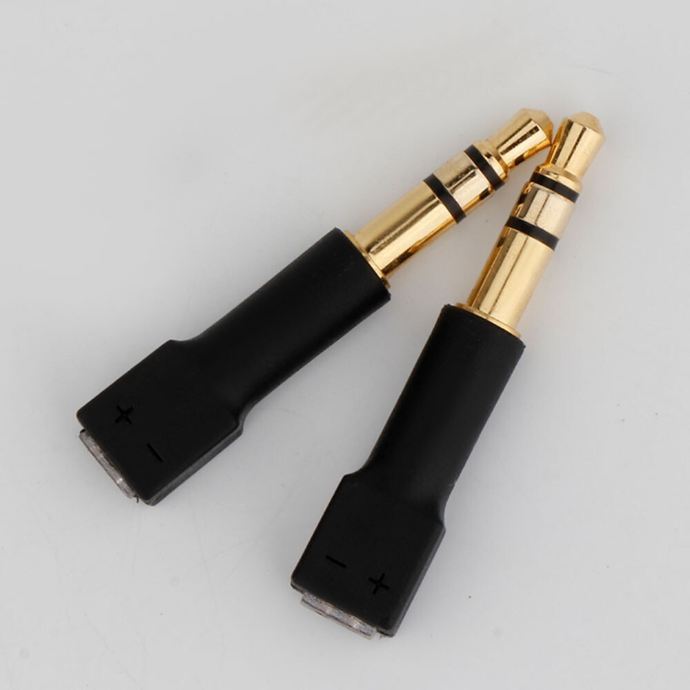 A-Converter ヘッドフォンコンバーター Pair Gold Plated 3.5mm To 0.78 Converter Adapter for M1 M2 ZX-1
