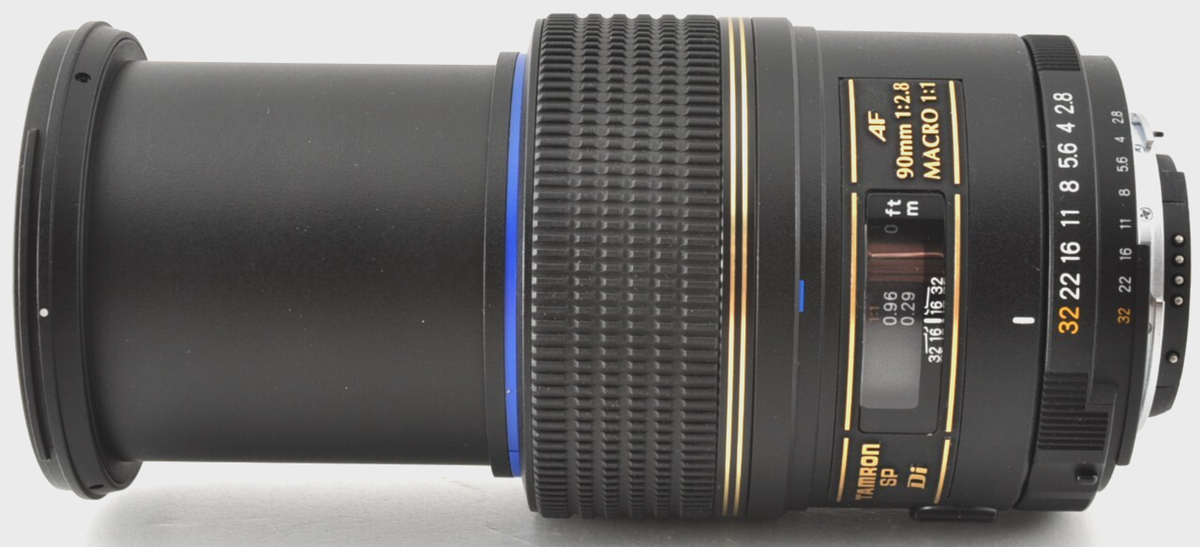 EXC TAMRON SP AF 90mm F2.8 Di MACRO 272E Lens For NIKON with HOOD