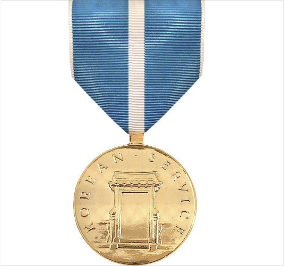 Medaglia Servizio Difesa Coreana Originale US Full Size - Nuova, Made In USA