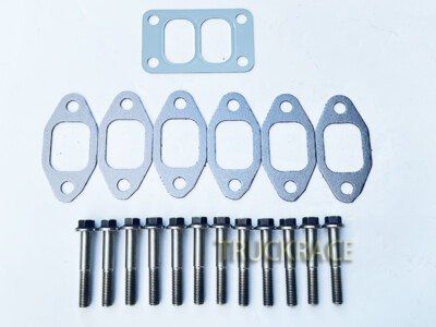 Exhaust manifold Bolts&Gaskets Kit for 89-98 5.9L 12V Dodge Cummins Engine