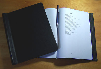 Springback Manuscript Binders for writers! 1'' BLACK Snap binder Thesis binder