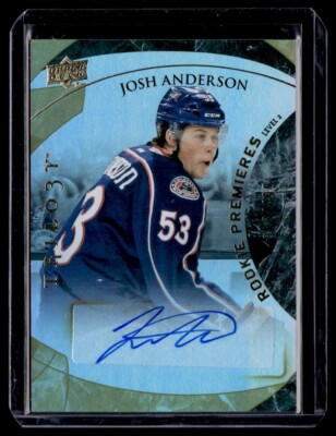 2015-16 Upper Deck Trilogy Level 2 Rookie Premiers Auto Josh Anderson RC Auto