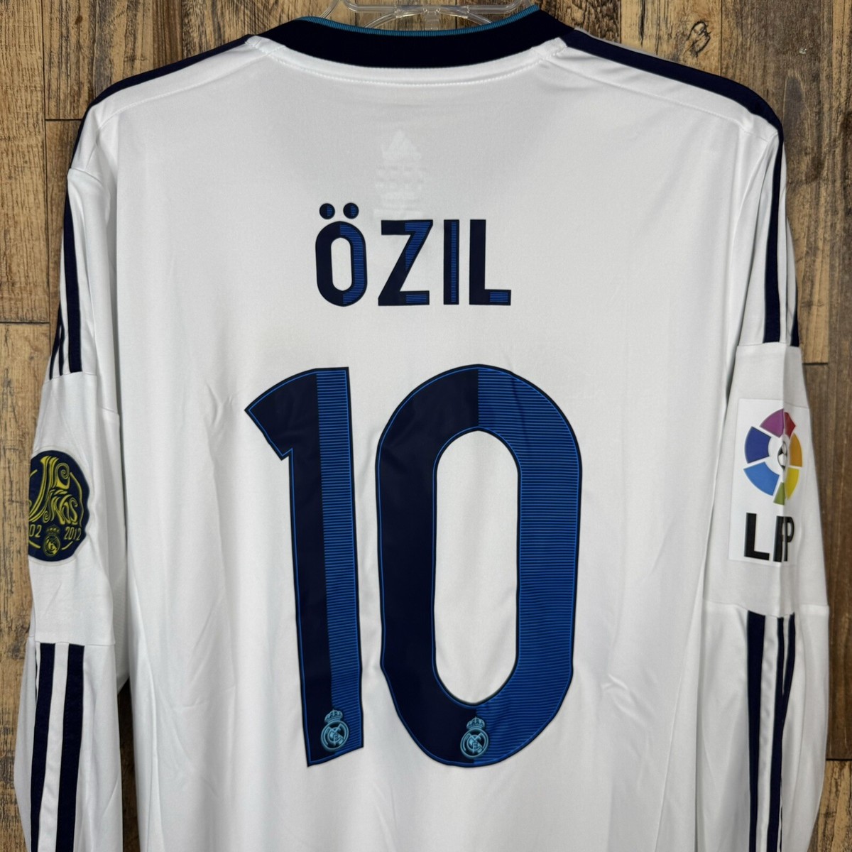 Real Madrid 2012-13 Home Long Sleeve Soccer Jersey Ozil #10 Real Madrid 2012-13 Home Long Sleeve Soccer Jersey Ozil #10