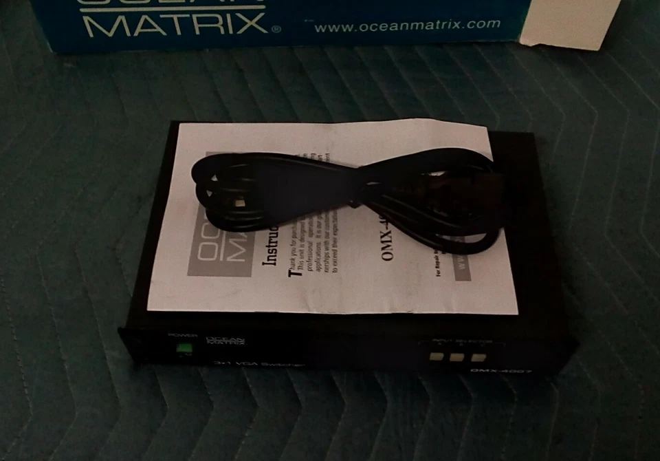 *LOT OF 2* New Ocean Matrix Model Part OMX-4007 3x1 VGA/XGA Switcher - Image 4 of 4