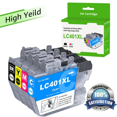 CYBM LC401XL Color Ink Cartridge For Brother MFC-J1010DW MFC-J1170DW J1012DW