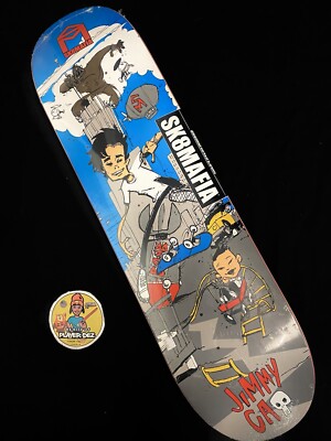 RARE Fun Series Jimmy Cao Sk8mafia Skateboard Deck Pro Model 8.06