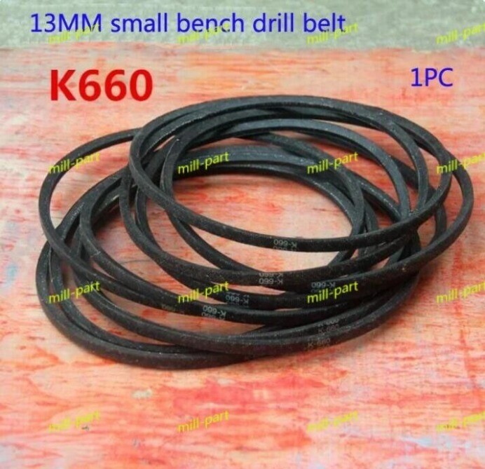 1PC K660 K26 Drill Press Rubber Veebelt Drive Driving Belt for Bench