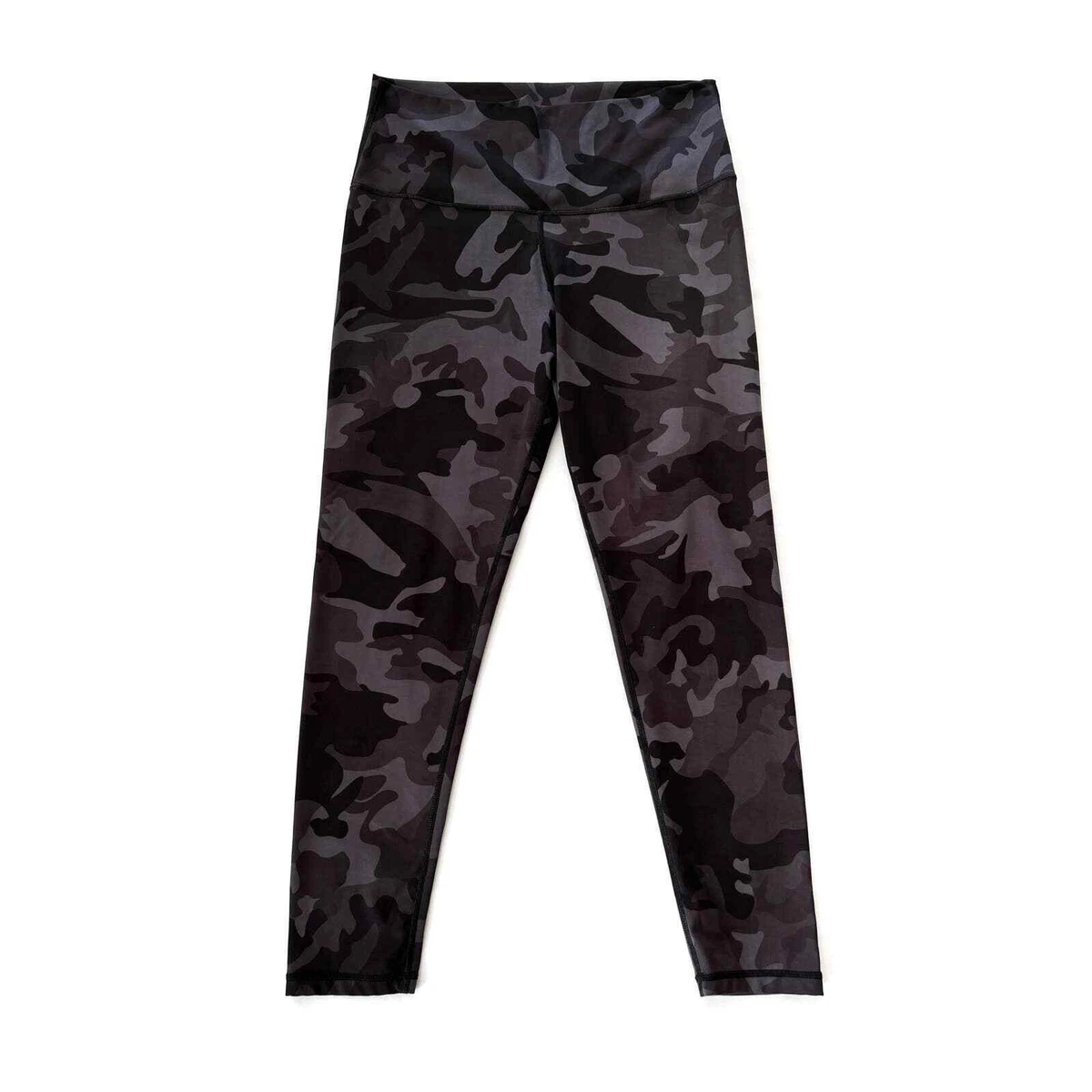 Lululemon Womens High-Rise Black Camo Leggings Size 10