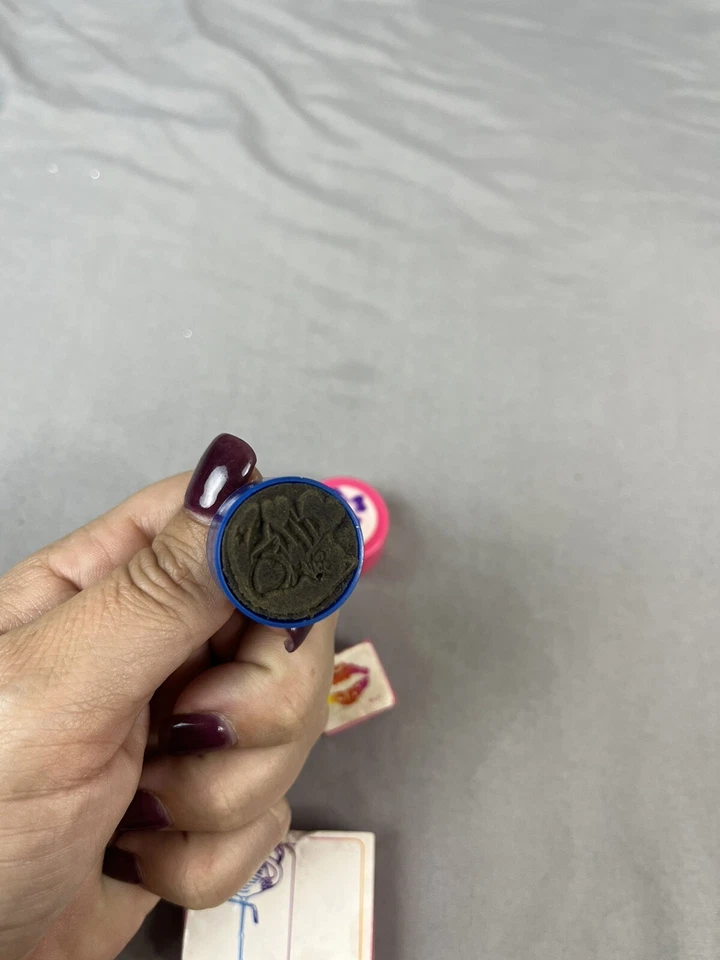 Lote De 3 Estampillas De Colección Lisa Frank Espuma Labios De Gato Flamenco Foto 4 de 4