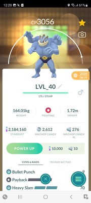  PVP BEASTS!  LVL40 MACHAMP + 3000CP + 2ND MOVE!!!  - PKMN GO - NO REGISTER