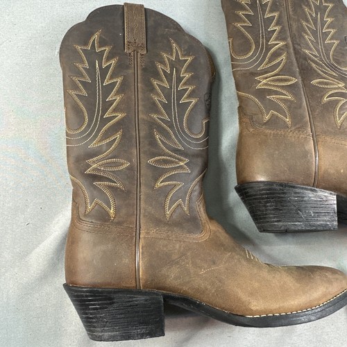 Ariat 10001012 Heritage R Toe Leather Western Womens Boots (Size 6) Height 12” - Picture 14 of 23