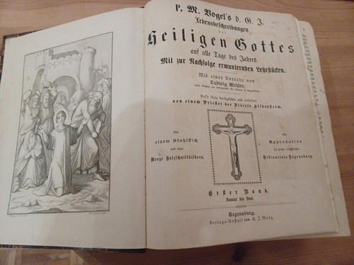 Vogel Lebensbeschreibungen Der Heiligen Gottes Auf Alle Tage Des Jahres 
