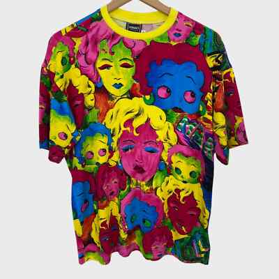 トップス VERSACE Marilyn Monroe Shirt Versace Jeans Couture Marilyn Monroe Betty Boop T-Shirt S Size 100