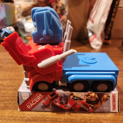 NEW Transformers Pull Back Racers Action Vehicles  Autobot Decepticon Optimus 