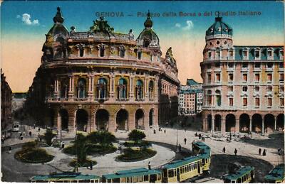 CPA GENOVA Palezzo delia Borsa e del Credito Italiano ITALY (800560)