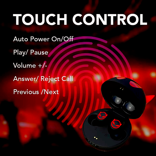Audifonos Bluetooth Inalambricos Auriculares Para Telf Celular iPhone Samsung - Picture 5 of 13