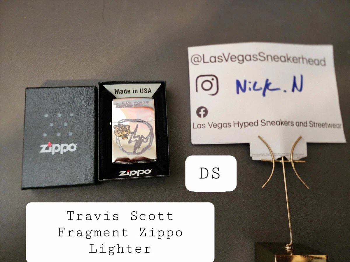 Travis Scott Cactus Jack For Fragment From Our Minds Zippo IN HAND lighter