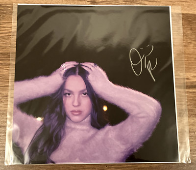 Olivia Rodrigo Signed 11x11 Art Card   Authentic Autograph   Guts Album - Sealed