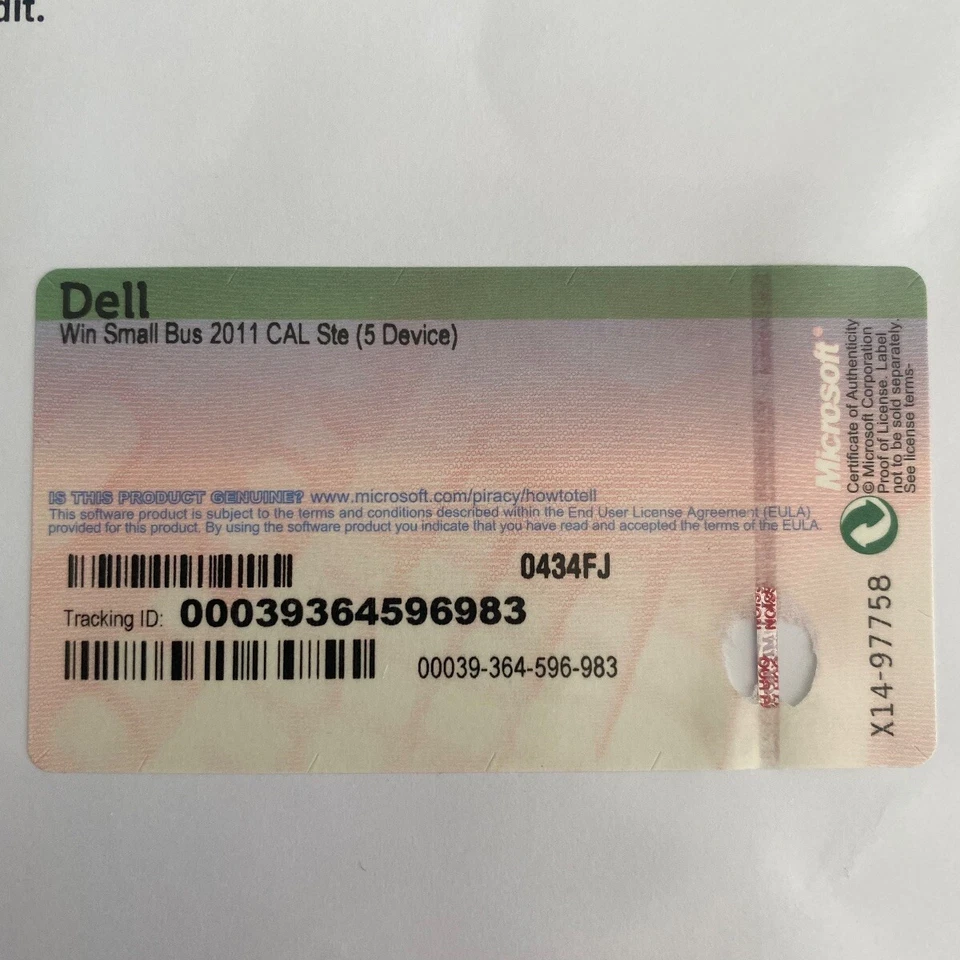 Windows Small Business Server 2011 5 Device CALS Standard SBS (Dell) - Image 2 of 4