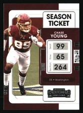 Chase Young 2021 Panini Contenders #100 FOOTBALL Card