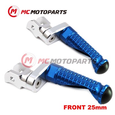 BLUE MPRO 25mm Extension Front Footpegs For Triumph Trident 660 2021