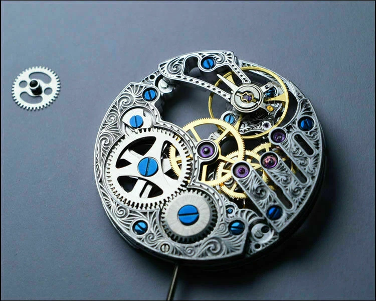 For Seagull st3620k Skeleton Hollow Winding Clone ETA 6498