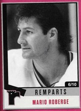 2022 Quebec Remparts 25th Anniversary MARIO ROBERGE #44 Silver Parallel 6/10