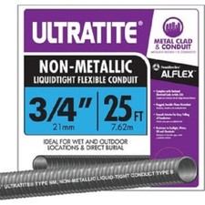 1-Southwire 3/4 In. x 25 Ft. Flexible Non-Metallic Liquid Tight Conduit 55094321