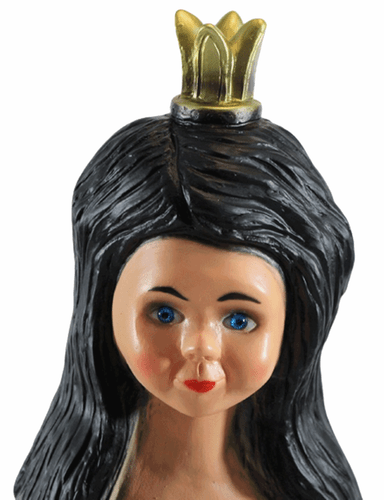 Figura Decorativa Biancaneve Statua da Giardino IN Piedi Fiaba H 55 CM Plastica - Foto 2 di 5