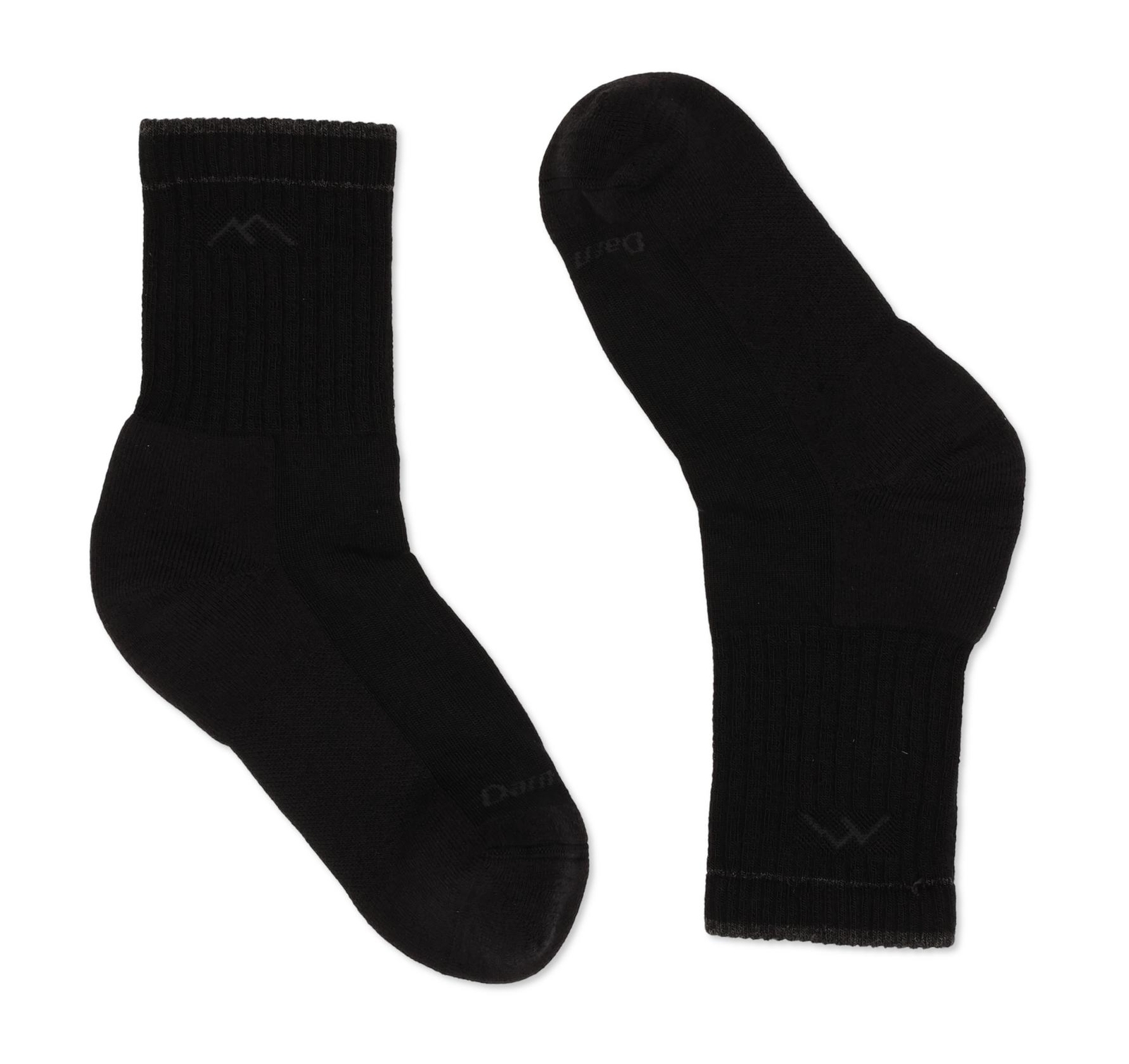 Очень прочные мужские носки Crew с подкладкой - Черный - SM ESF17002