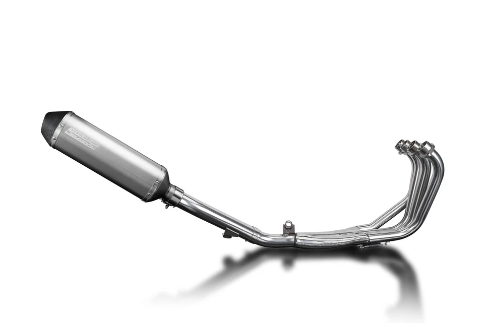 Silenciador escape completo Honda CBR600 1991-1998 4-1 13,5" X-OVAL TITANIO Foto 2 de 4