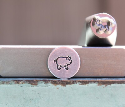 SUPPLY GUY 7mm Pig Metal Punch Design Stamp SGCH-530