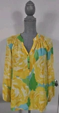 Lilly Pulitzer Small First Impressions Sunglow Yellow Elsa Blouse Holy Grail