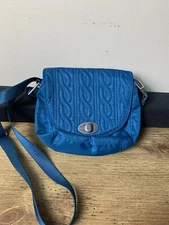 Baggallini Crossbody Handbag Small Shoulder Purse Turquoise Adjust