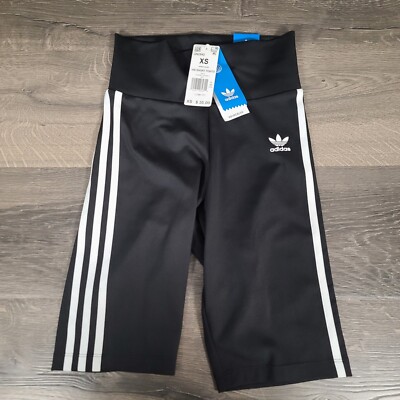 Adidas HW Short Tights Originals Women Size XS Black GN2842 Bike Shorts 