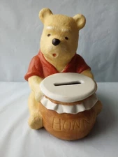 Winnie The  Pooh Hunny Pot Coin Bank Willitts Galleries The Walt Disney Company 