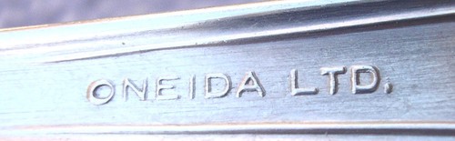 1936 Silver Plate SERVING SPOON, Wm. A Rogers Meadowbrook aka Heather Lot # 21 - Picture 8 of 8