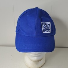 Built Ford Tough Motor Company Embroidered Logo Baseball Cap Snapback Hat Blue