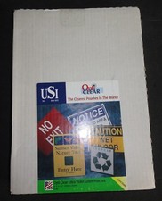 Opti Clear ULTRA VIOLET Thermal Laminating Pouches 3 Mil 9" x 11.5" 50 Pouches