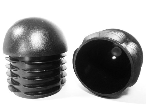 Domed-Round-Plastic-Black-Blanking-End-Cap-Caps-Tube-Pipe-Inserts- - 第 12/12 張圖片