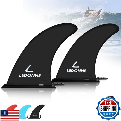 LEDONNE Finne 9" Surf SUP Flossen 2 Stück (USD 4,99/1 Stück) Schlauchboot Paddelschwein