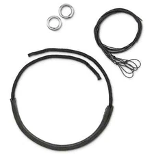 Myler Bits Myler Black Leather Noseband Kit for Combo Bit ~ 4 3/4"