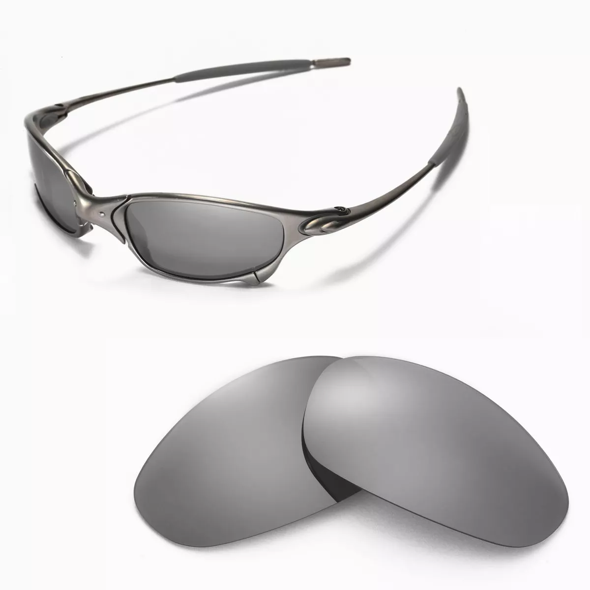 Walleva Transition/Photochromic Polarized Replacement Lenses for Oakley  Juliet Sunglasses 