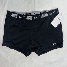 Nike Women s Black Swim Shorts /Size XL /Stretch fit NESSG277-001