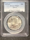 1976 -S Silver Kennedy Half Dollar PCGS MS67