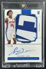 SABEN LEE 2020-21 NATIONAL TREASURES ROOKIE LOGO PATCH AUTO TRUE RPA RC 22/99