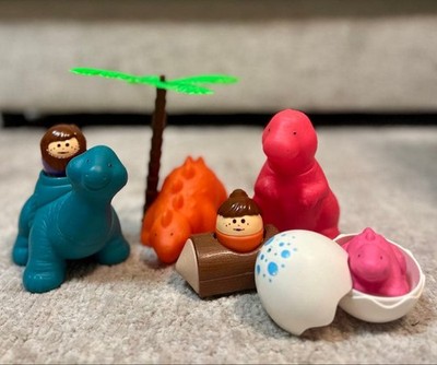 Little Tykst Doltots: Primitive Man Couple Dinosaur Egg Car Palm Toy Story is he