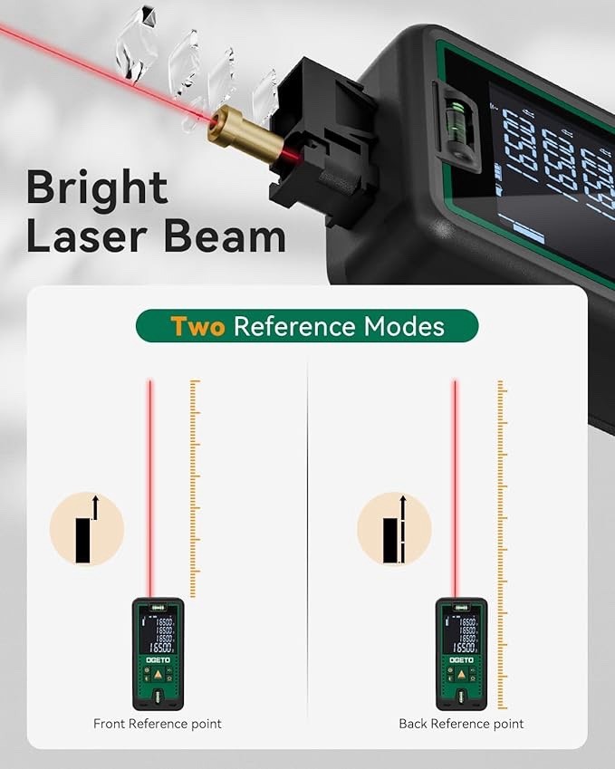 Télémètre laser de précision pour calcul de volume et mode Pythagore - 4