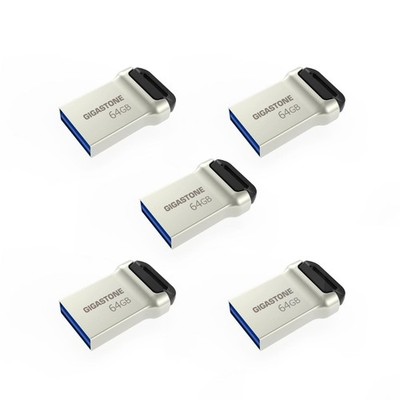 GIGASTONE 64GB Nano Flash Drive (5 Pack) Z90 USB 3.2 Gen 1, 120MB/s Ultra Fas...