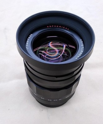 Voigtlander Nokton 17.5mm F0.95 MF Camera Lens for Micro Four Thirds